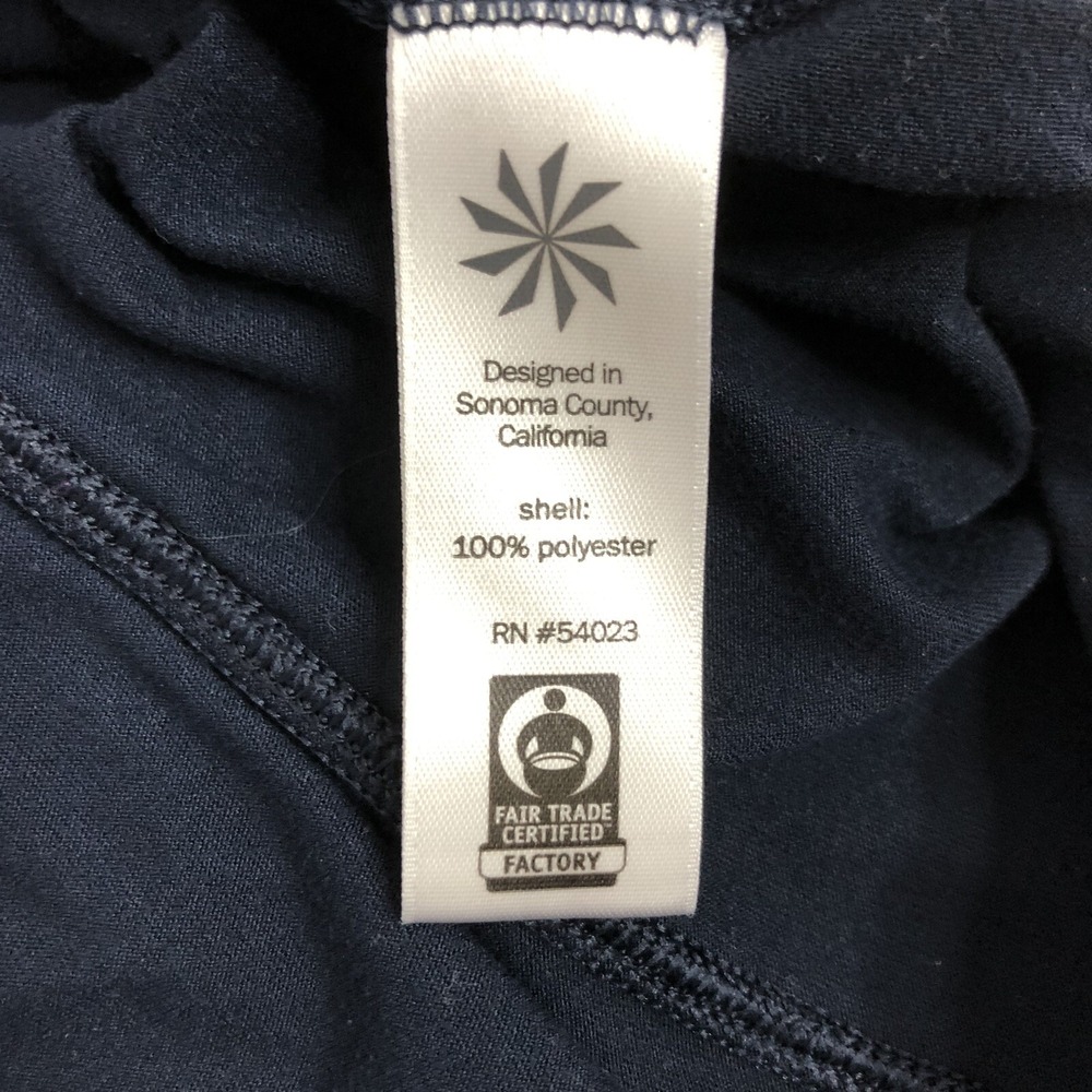 Athleta Women's XS Blue Athletic Workout Pilates Gym Racerback Tank Top - Picture 3 of 5